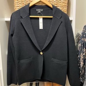 NWT JCREW black blazer Xs, fits TTS 0-2.